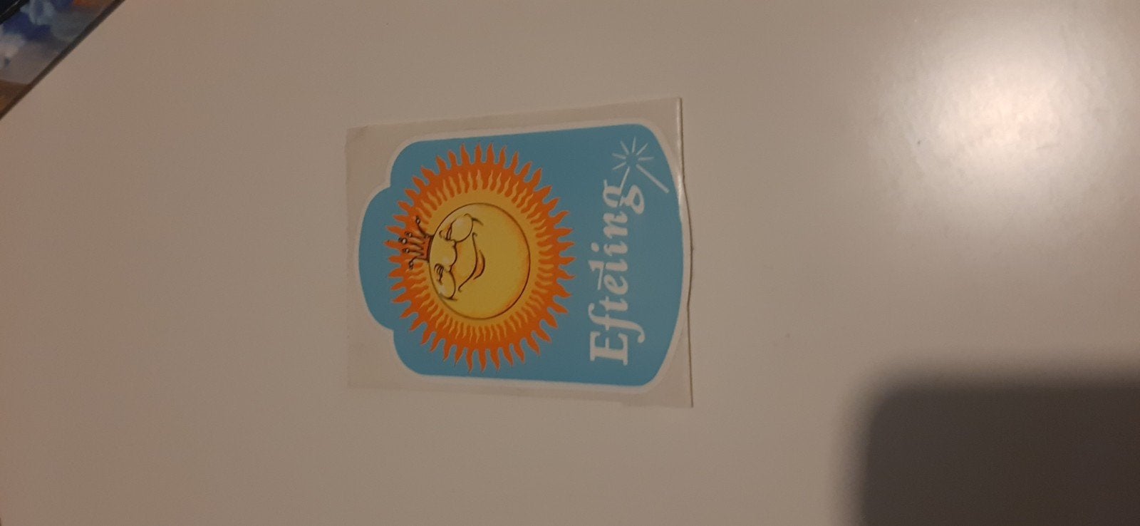 Efteling sticker - Zon met kroon, Verzamelen, Ophalen of Verzenden, Nieuw, Overige typen