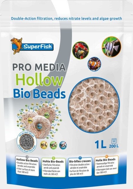 superfish pro media bio bead 1000 ml €12,95, Dieren en Toebehoren, ., Overige typen, Nieuw, Ophalen of Verzenden