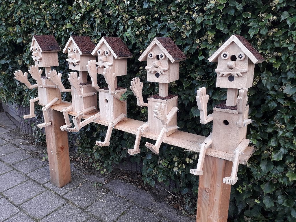 Pinokkio    dubbel vogelhuis / nestkast, Ophalen of Verzenden, Nieuw