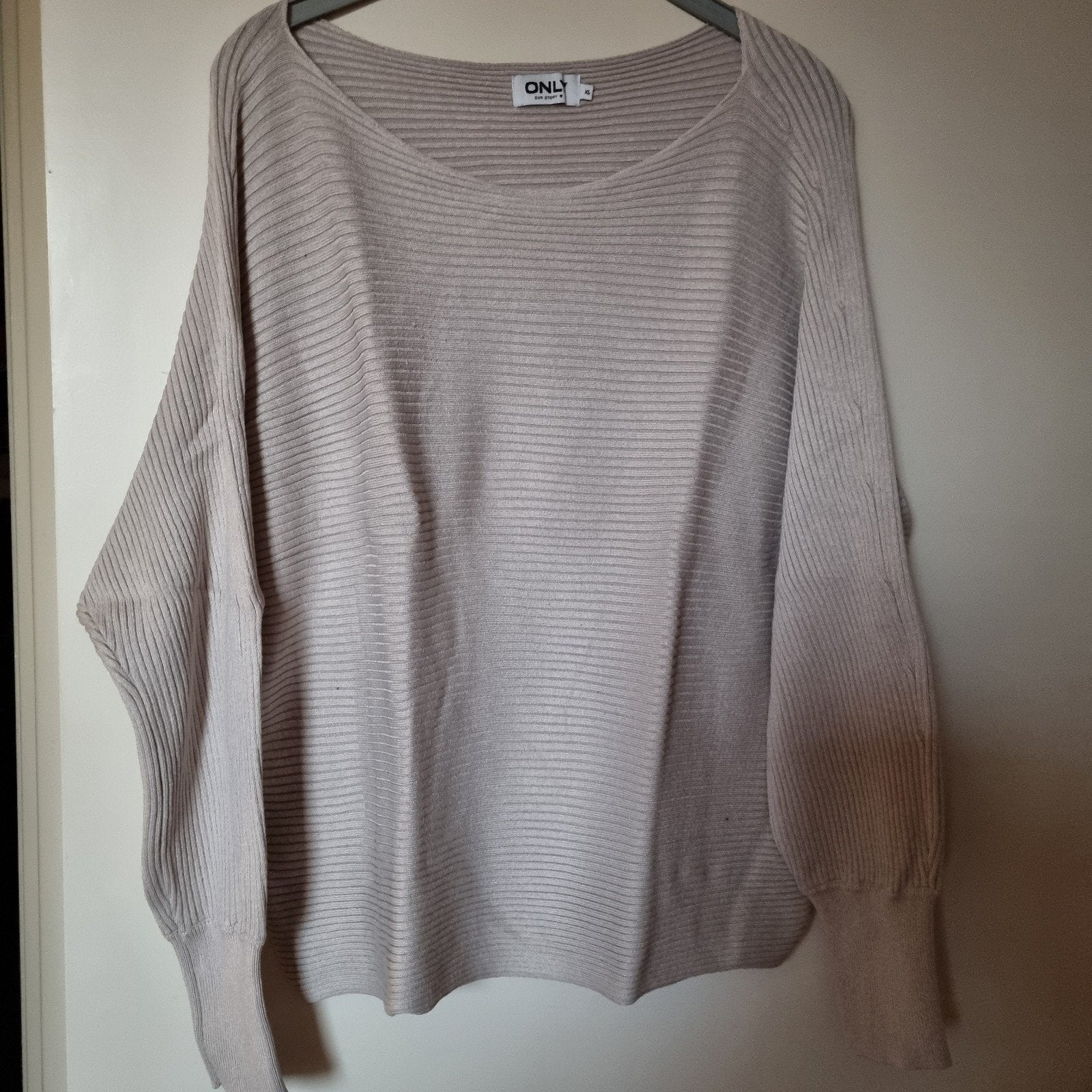 Beige Only trui mt XL, Kleding | Dames, Truien en Vesten, Only, Beige, Maat 46/48 (XL) of groter, Ophalen of Verzenden