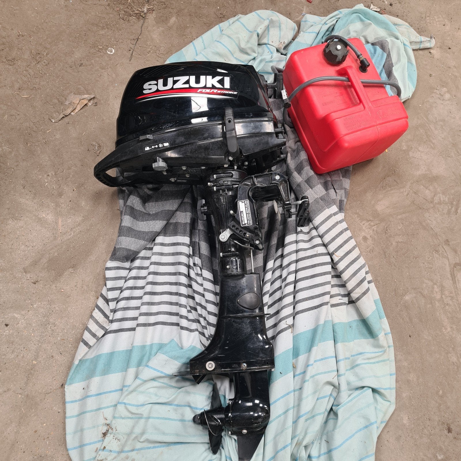Suzuki 6 pk viertakt buitenboordmotor, Ophalen, Gebruikt, 5 tot 10 pk, Viertaktmotor
