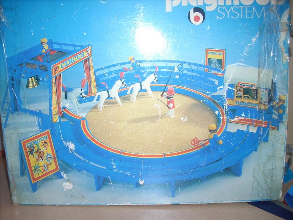 Playmobil Circus - set 3553 - collector item - vintage 1978, Gebruikt, Complete set, Overige typen, Ophalen of Verzenden