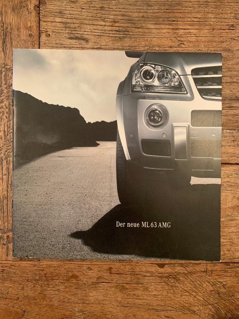 Fabrieks folder, brochure Mercedes-Benz ML 63 AMG W164 2005, Nieuw, Mercedes-Benz, Mercedes, Ophalen of Verzenden