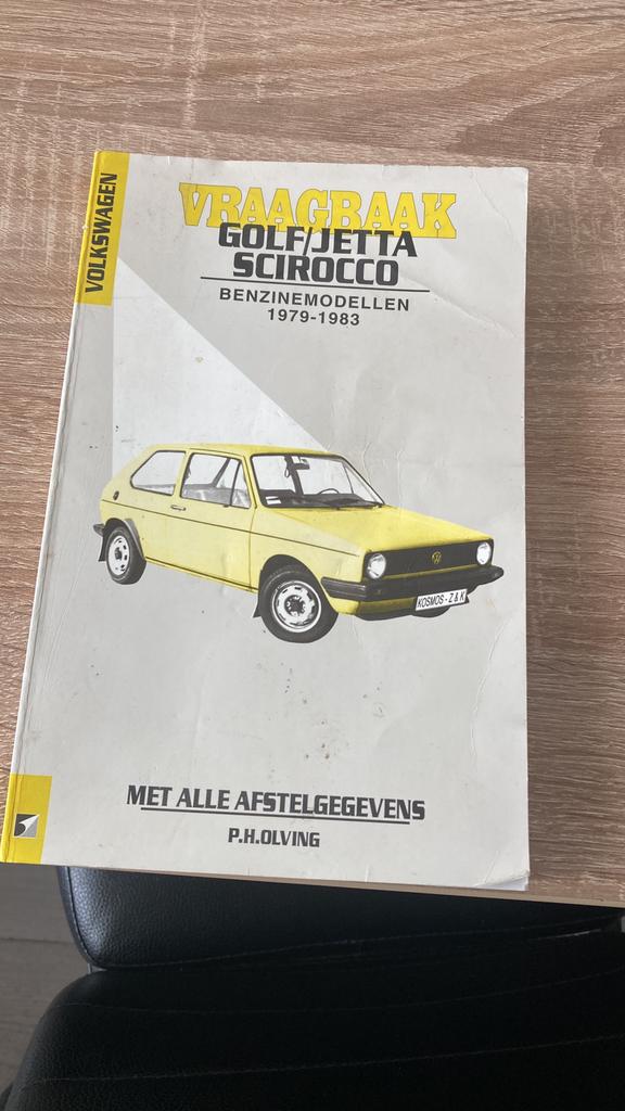 Vraagbaak golf jetta scirocco benzine 1979-1983, Auto diversen, Ophalen of Verzenden