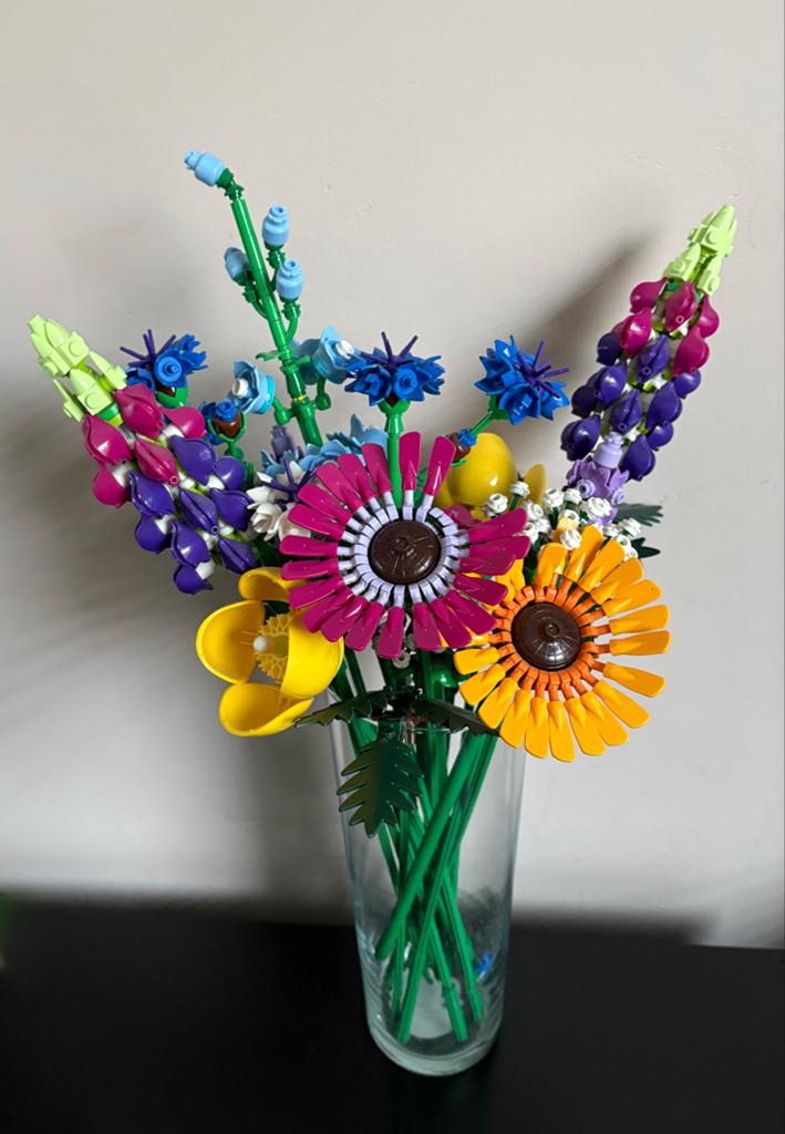 LEGO 10313 Wildflower Boeket -  gesorteerd, Compleet, Lego, Ophalen of Verzenden, Zo goed als nieuw