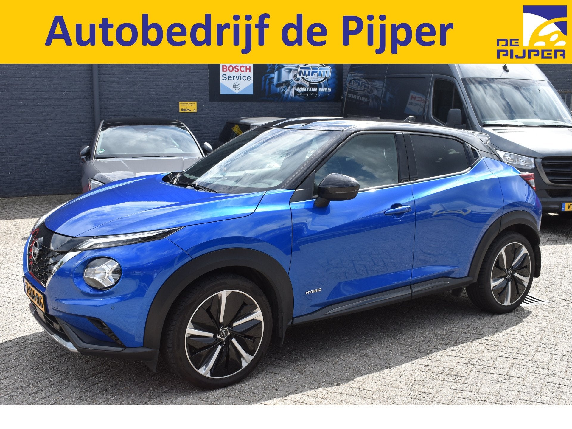 Nissan Juke 1.6 Hybrid N-Design ORGINEEL NEDERLANDSE AUTO ,Z, Auto's, 12 maanden, 1300 kg, Gebruikt, Blauw