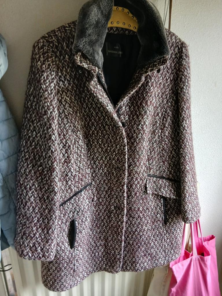 mantel maat 48, Kleding | Dames, Jassen | Winter, Ophalen of Verzenden, Zo goed als nieuw, Maat 46/48 (XL) of groter, Grijs
