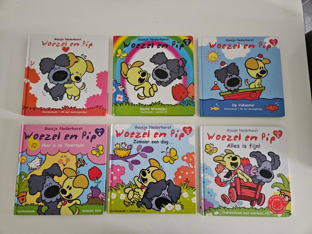 Leuke woezel en pip set boeken, Boeken, Kinderboeken | Baby's en Peuters, Ophalen of Verzenden, Zo goed als nieuw