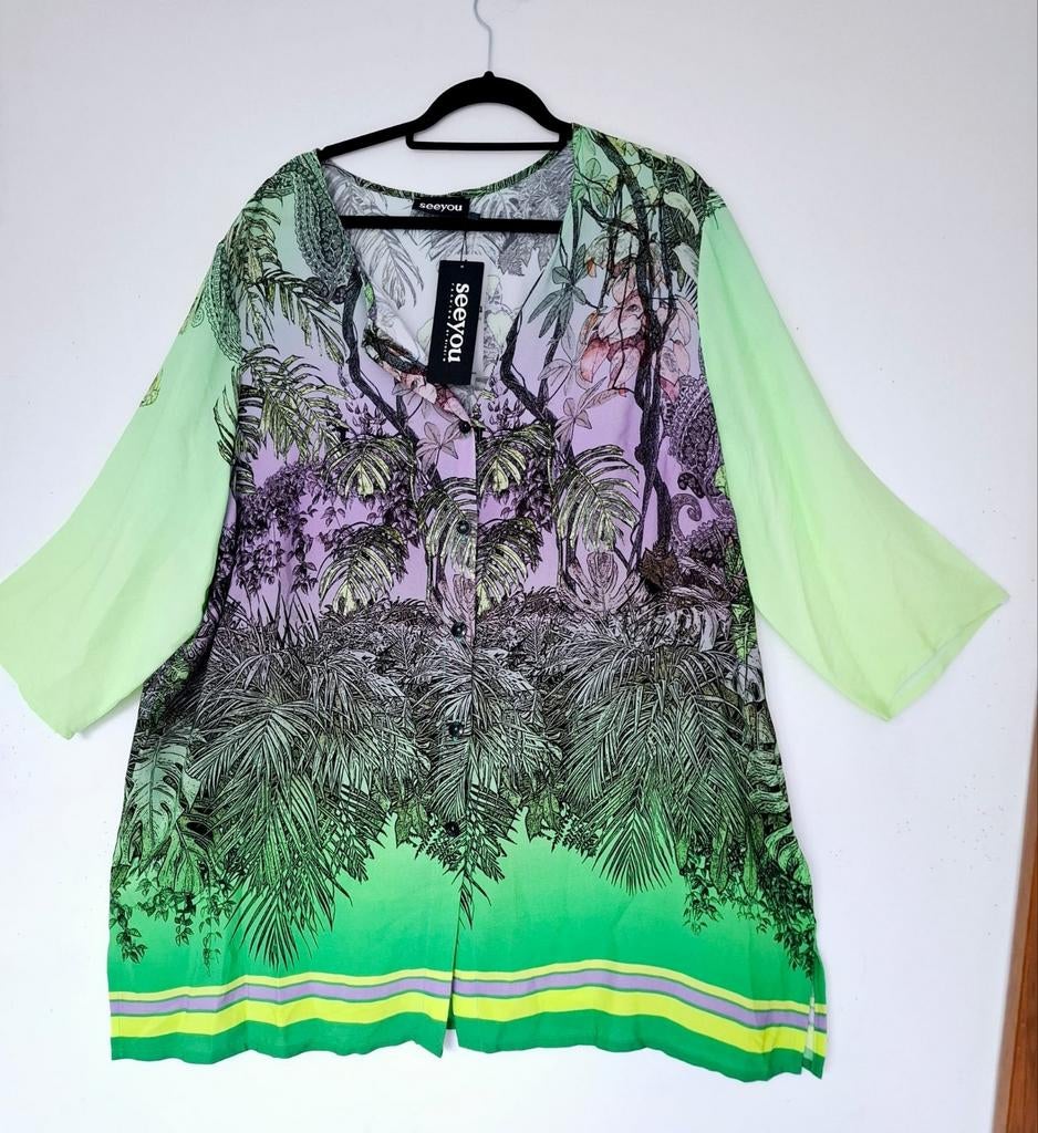Nieuwe Mooie Multicolour See You Blouse Mt 46/48, Kleding | Dames, Overige kleuren, See You, Blouse of Tuniek, Nieuw
