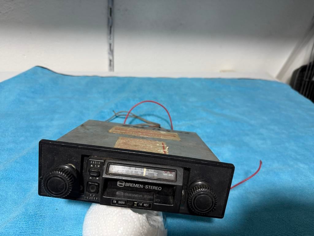 Vintage Blaupunkt Bremen Stereo Autoradio Cassettespeler, Auto diversen, Autoradio's, Ophalen, Gebruikt