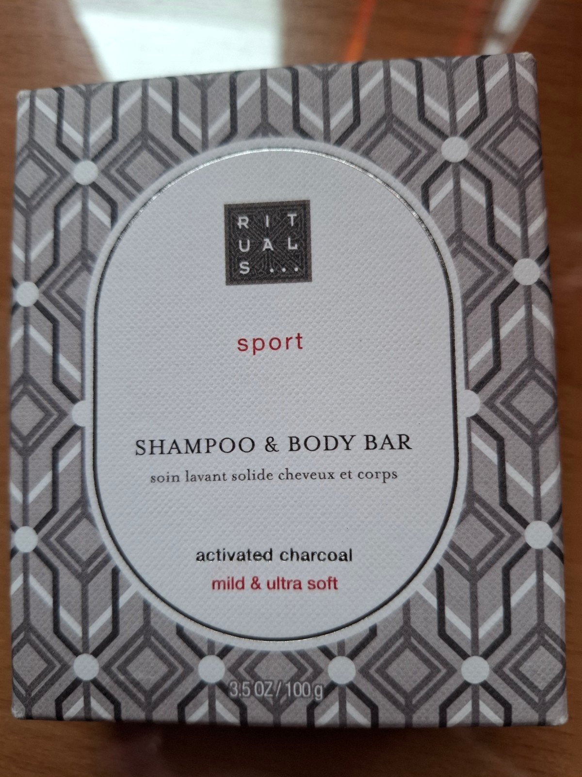Rituals Sport Shampoo & Body Bar Activated Charcoal, Verzenden, Nieuw, Bad & Douche