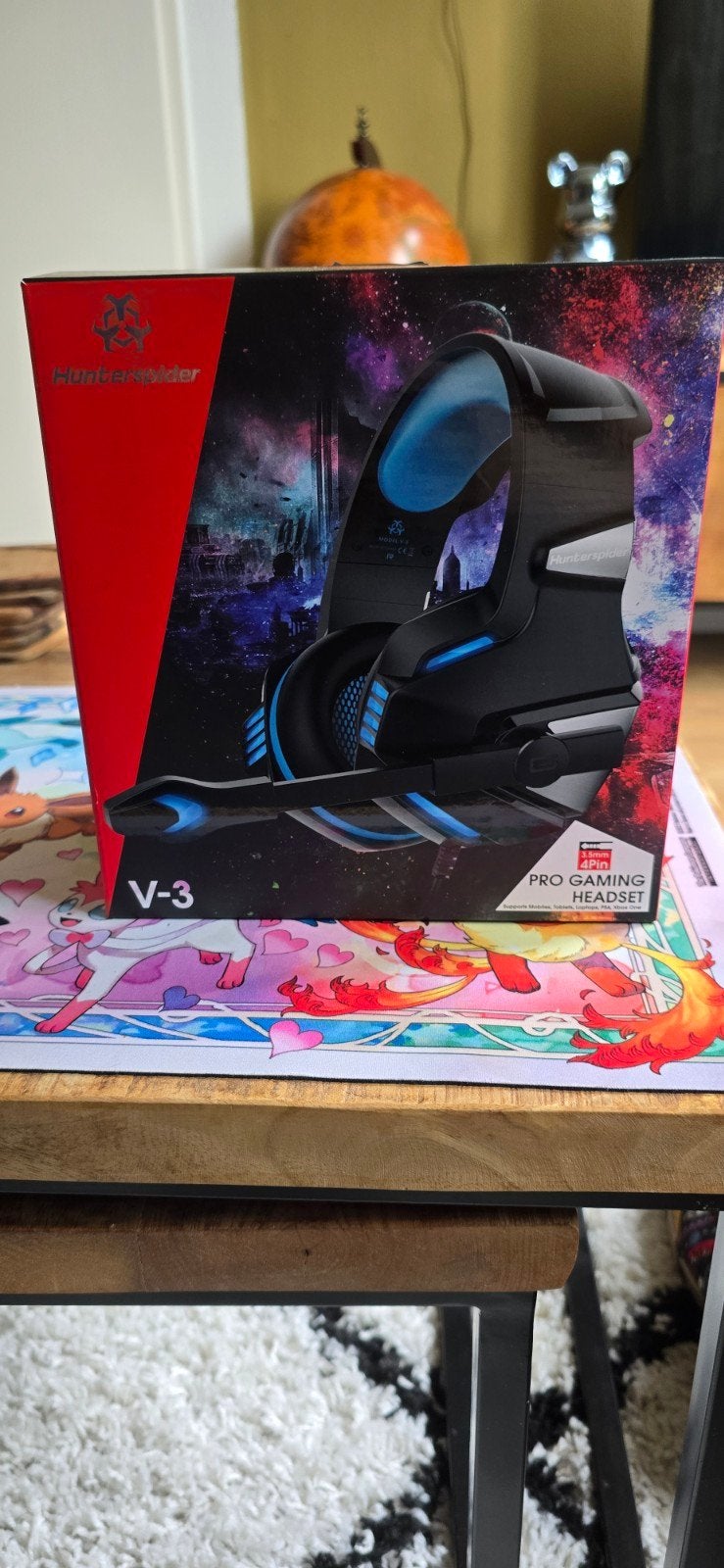 Hunterspider V-3 Pro Gaming Headset - Nieuw in doos, Spelcomputers en Games, Overige merken, Ophalen of Verzenden, Zo goed als nieuw