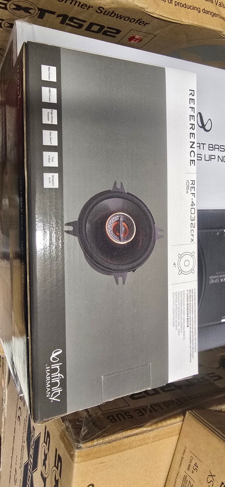 Nieuwe Infinity Reference REF-4032CFX 105W Coaxiale Speakers, Ophalen of Verzenden