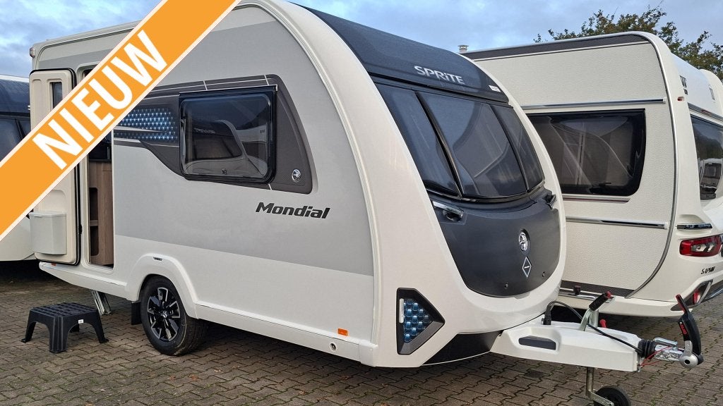 Sprite Mondial 370 EK 2026 !/ Nieuw !, Caravans en Kamperen, Standaardzit, Tot en met 2, Bedrijf, 750 - 1000 kg