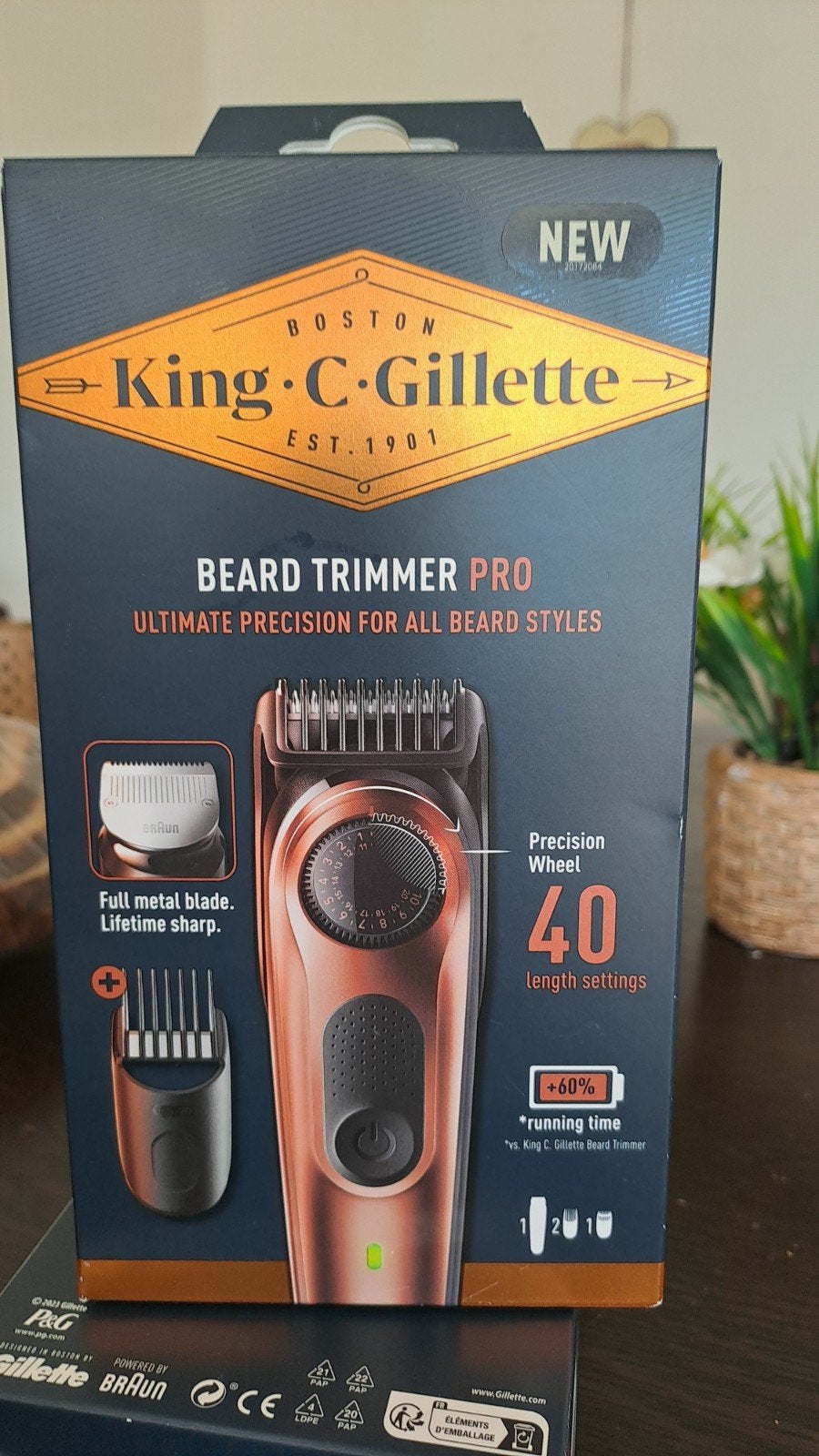 Nieuwe King C. Gillette Baardtrimmer Pro - Ongebruikt, Ophalen of Verzenden, Nieuw, Scheren en Epileren