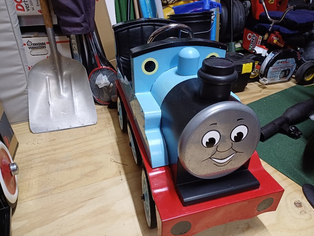 Trapauto thomas de trein, Ophalen