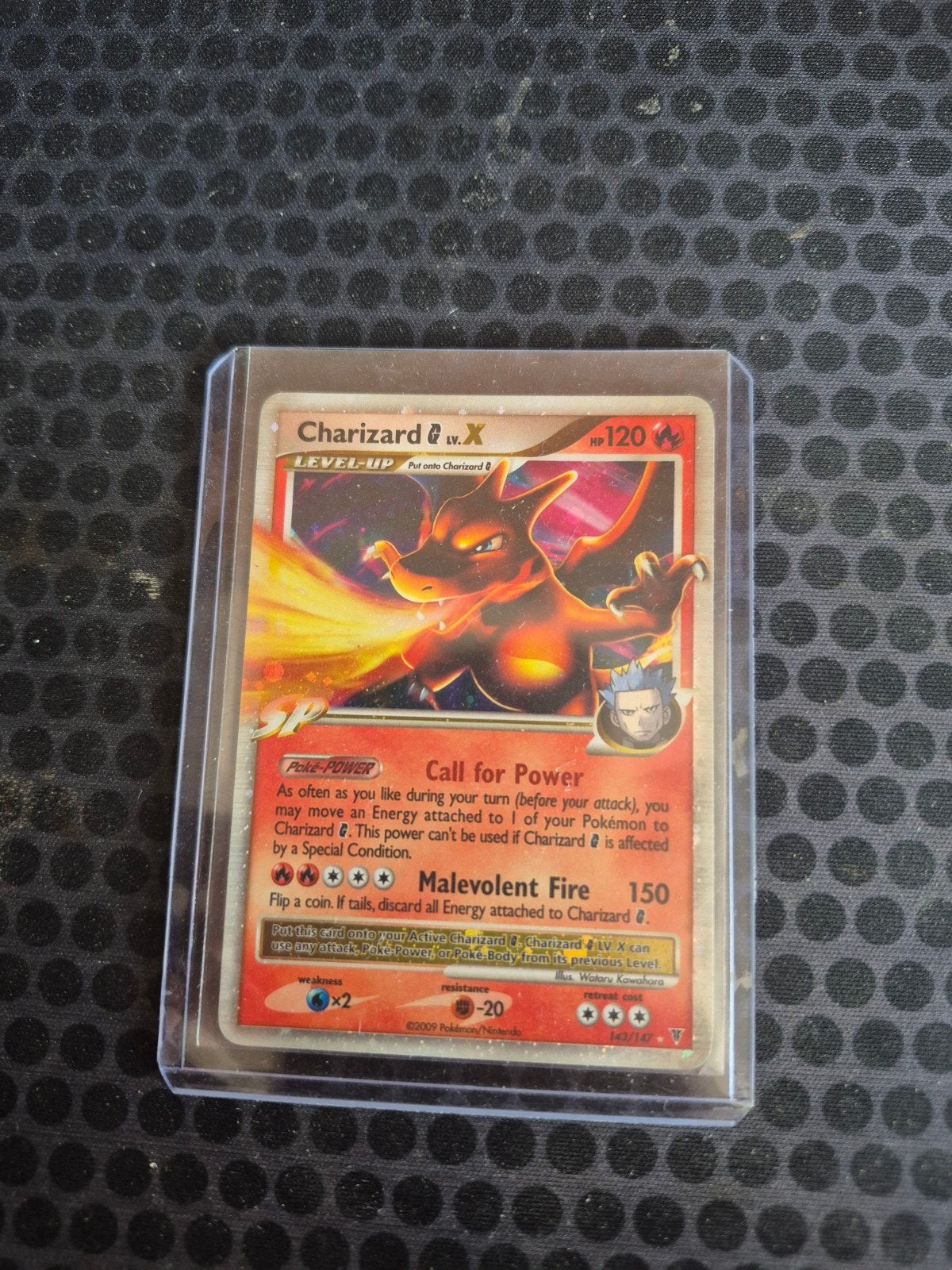Charizard G LV.X Pokémon Kaart - Zeer Zeldzaam, Ophalen of Verzenden, Gebruikt, Losse kaart