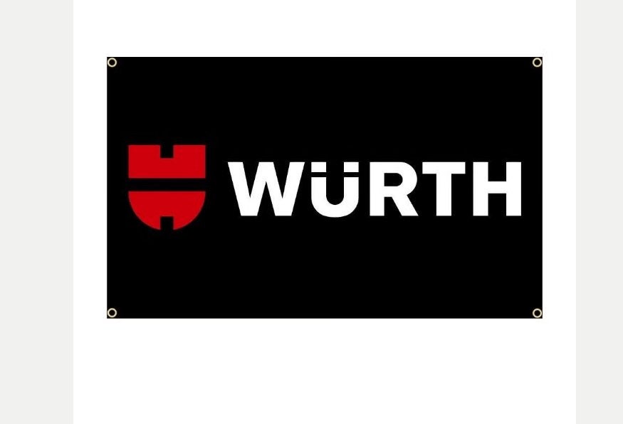 Grote vlaggen Wurth (150x90cm), Ophalen of Verzenden, Nieuw