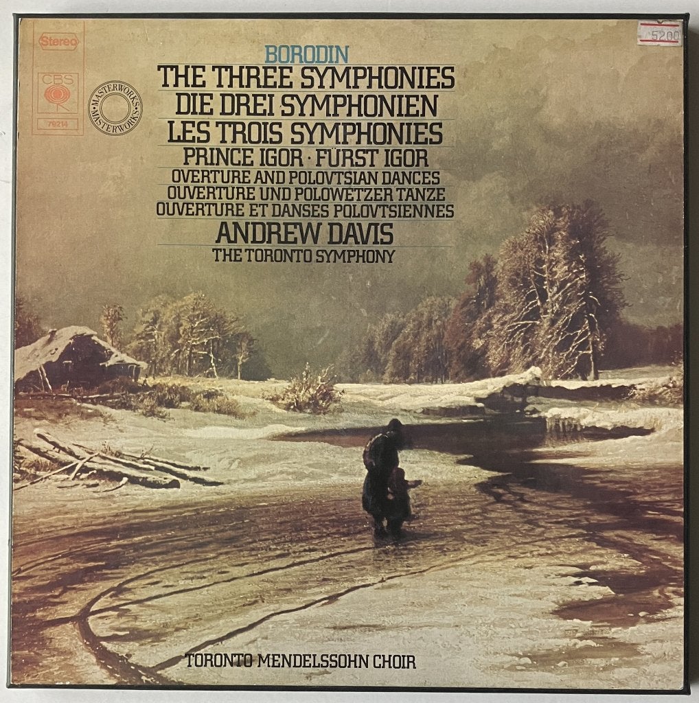 Borodin - The Three Symphonies - 2 x LP Album {5001}, Gebruikt, Ophalen of Verzenden, Orkest of Ballet, 12 inch