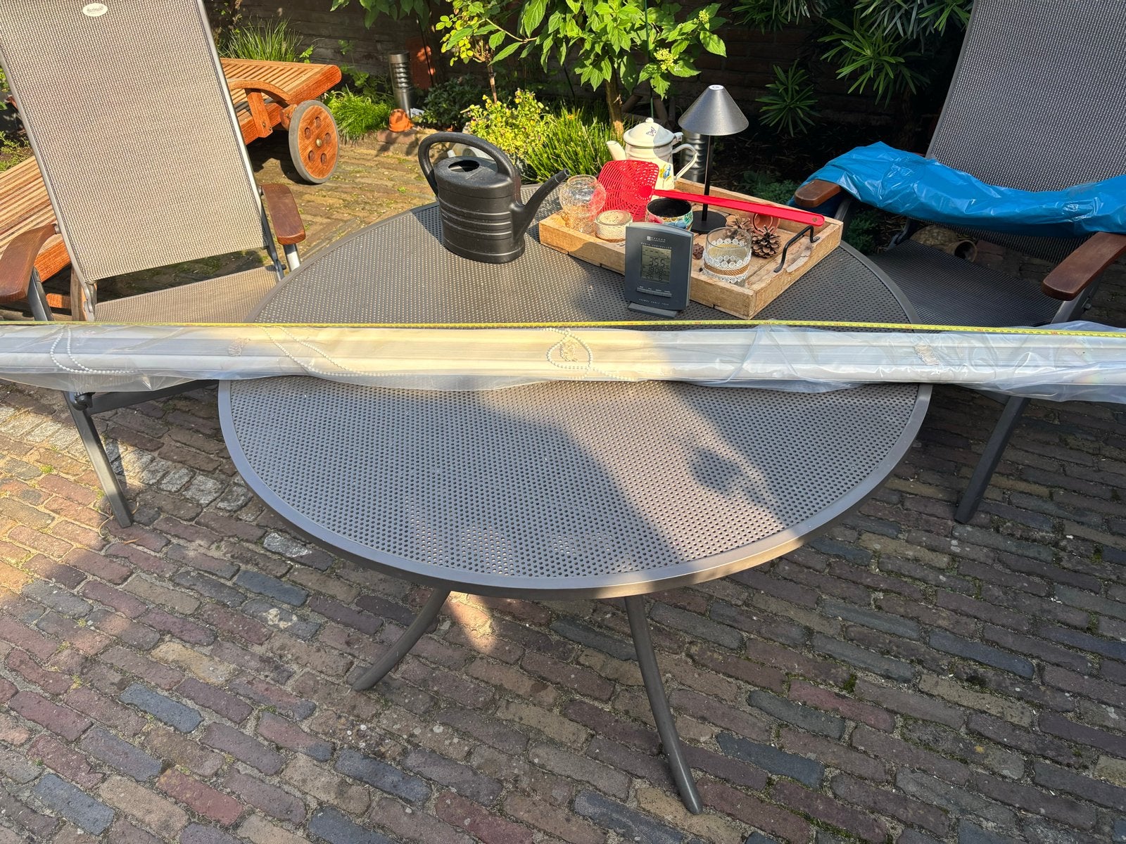 Beige horizontale jaloezie merk Luxaflex., Ophalen, Jaloezie, Gebruikt, Beige