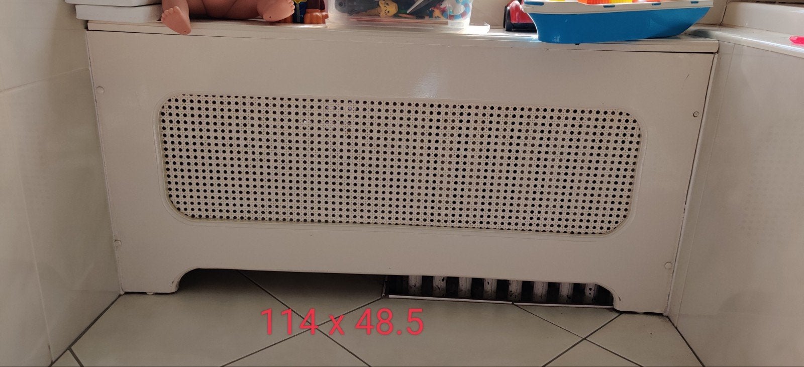 radiator ombouw, Ophalen, 60 tot 150 cm, Radiator, 30 tot 80 cm