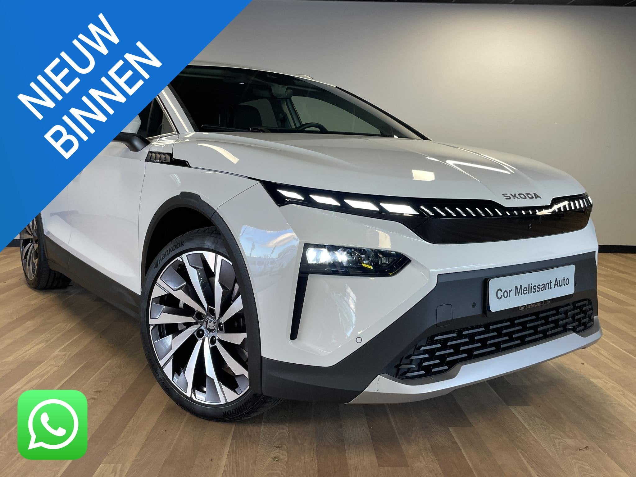 Skoda Elroq 85 Business Edition LED MATRIX/TREKHAAK/CAMERA/S, Auto's, Dealer onderhouden, Achterwielaandrijving, Gebruikt, 82 kWh