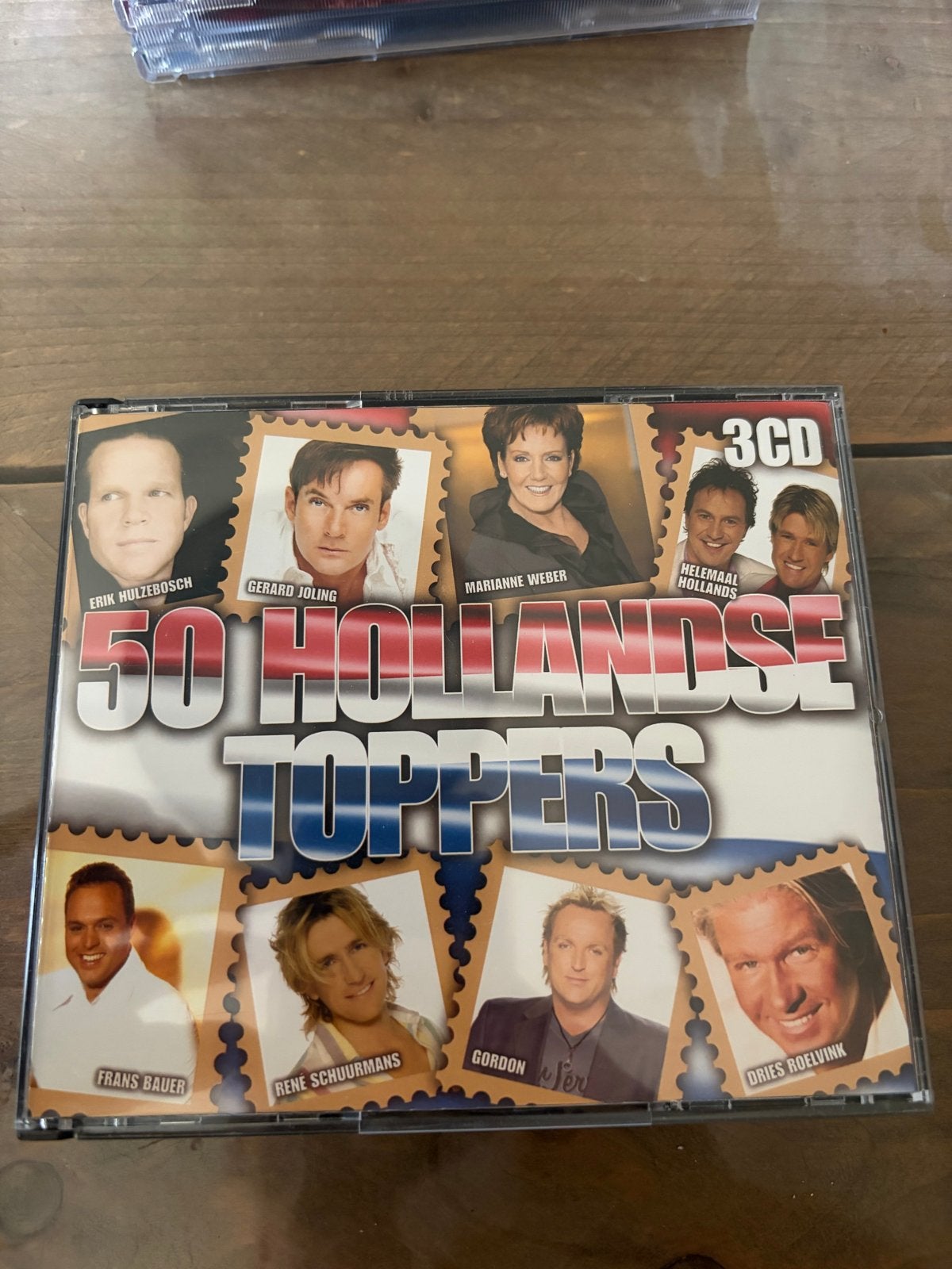 50 Hollandse Toppers - 3CD verzamelalbum, Ophalen of Verzenden, Gebruikt, Levenslied of Smartlap, Verzamelalbum