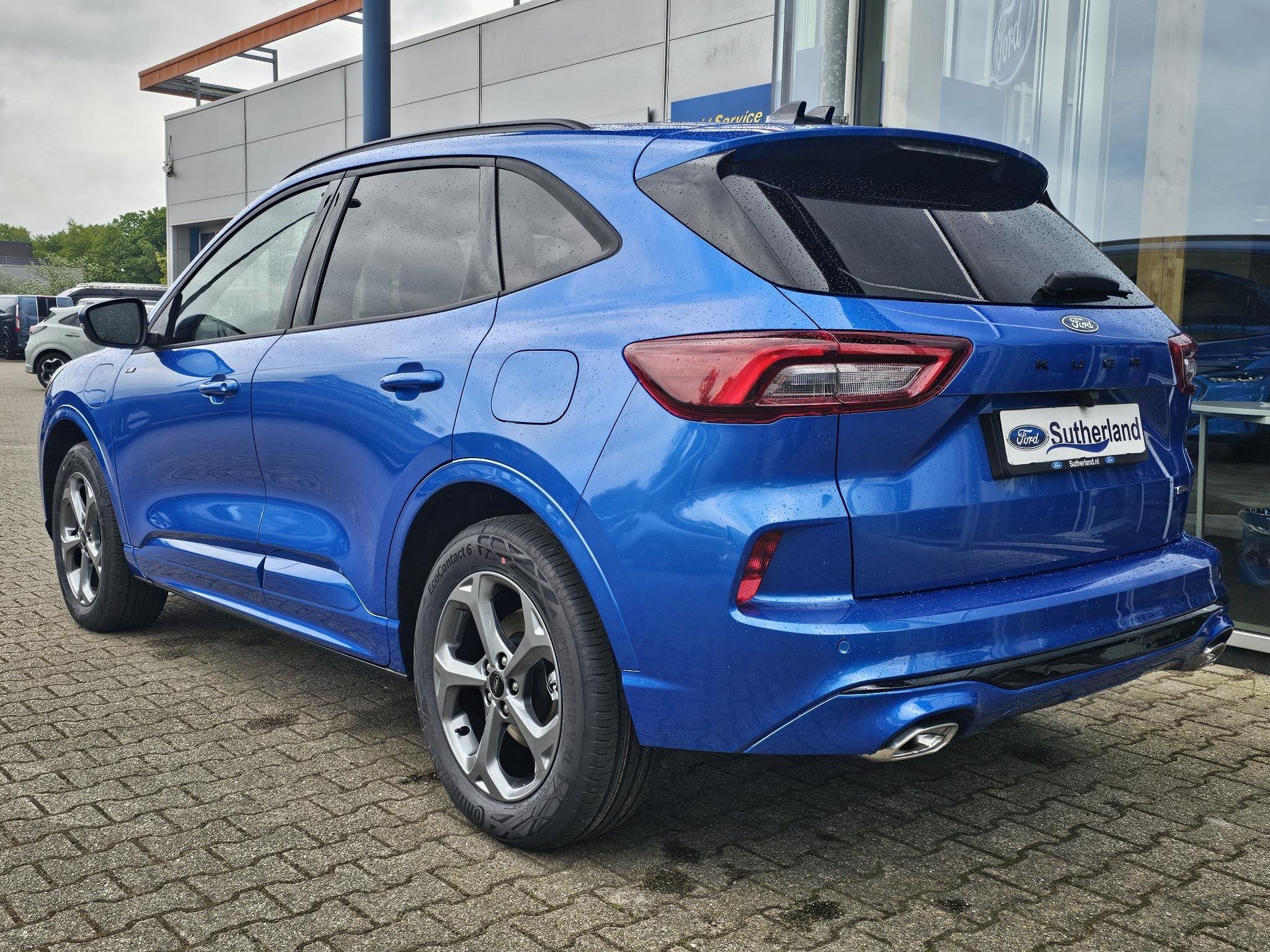 Ford Kuga 2.5 PHEV ST-Line 243pk | Wegklapbare Trekhaak | 21, Blauw, Bedrijf, Hybride Elektrisch/Benzine, SUV of Terreinwagen