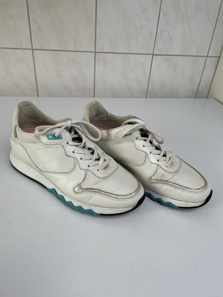 Floris van Bommel damessneaker maat 40, Kleding | Dames, Schoenen, Wit, Ophalen of Verzenden, Sneakers of Gympen, Zo goed als nieuw
