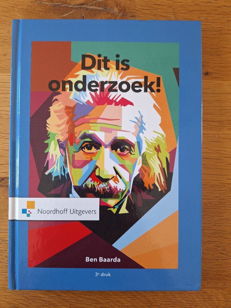 Ben Baarda - Dit is onderzoek!, Boeken, Ophalen of Verzenden, Alpha, Zo goed als nieuw, HBO