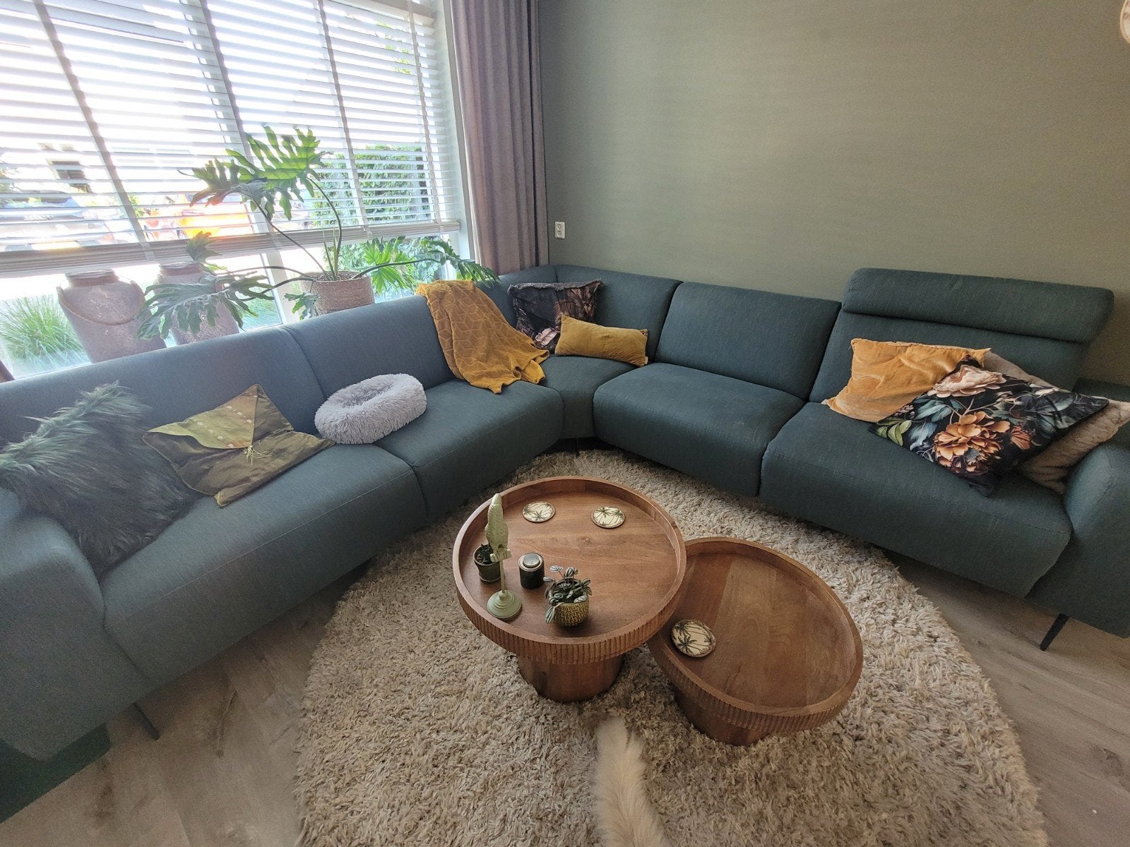 Moderne Hoekbank met Recliner - Comfortabel & Stijlvol, Ophalen, 250 tot 300 cm, Hoekbank, 75 tot 100 cm