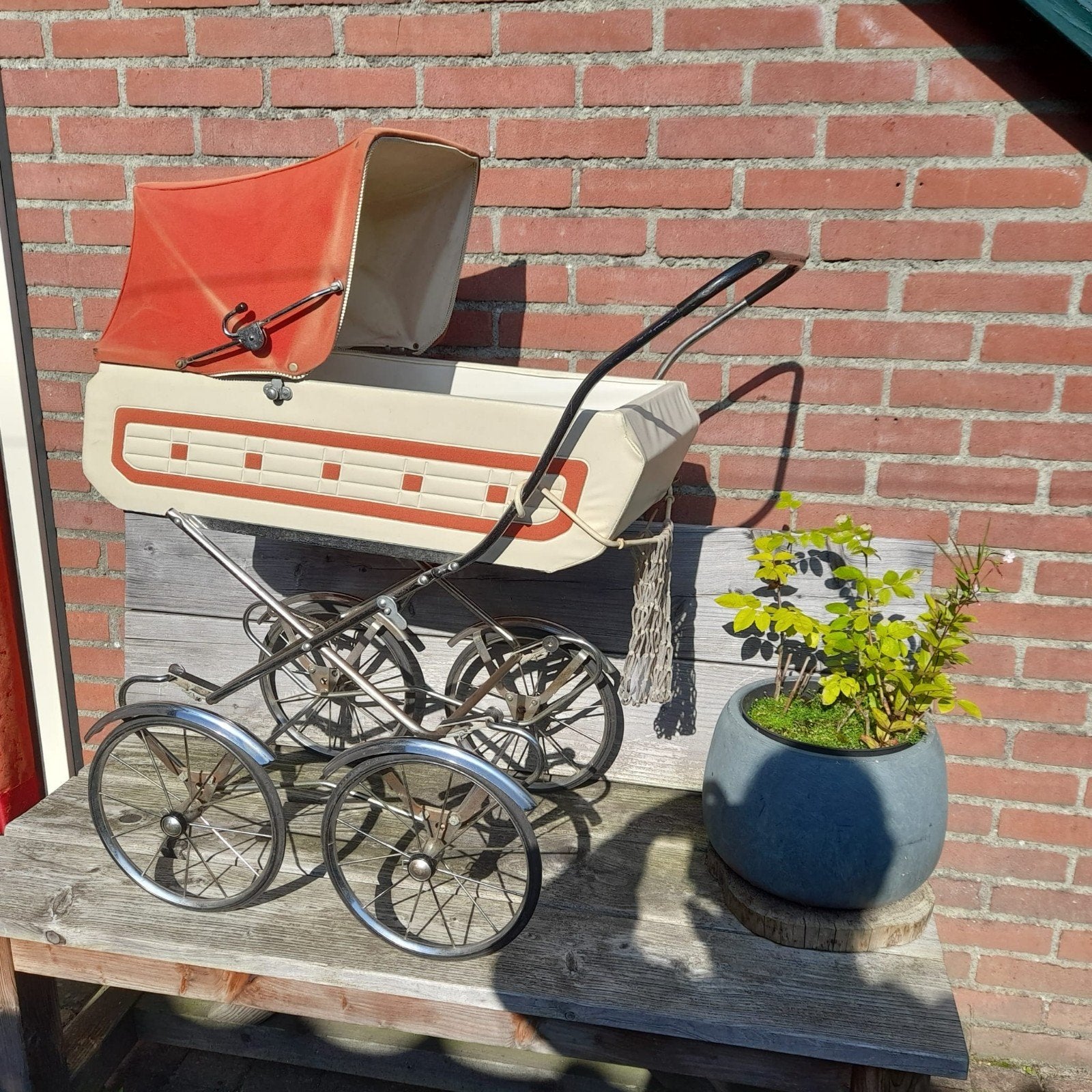 Vintage poppenwagen, Ophalen, Gebruikt, Babypop