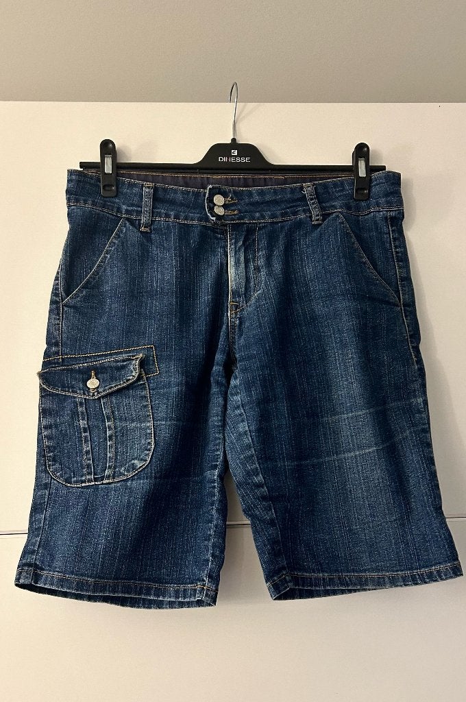 Liberty Island donkerblauwe jeansshort, Blauw, Liberty Island, Ophalen of Verzenden, Zo goed als nieuw