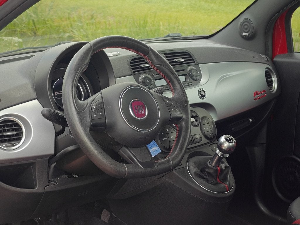 Fiat 500 0.9 TwinAir Turbo 500S | Perfect | Garantie, Voorwielaandrijving, 12 maanden, Gebruikt, Leder en Stof