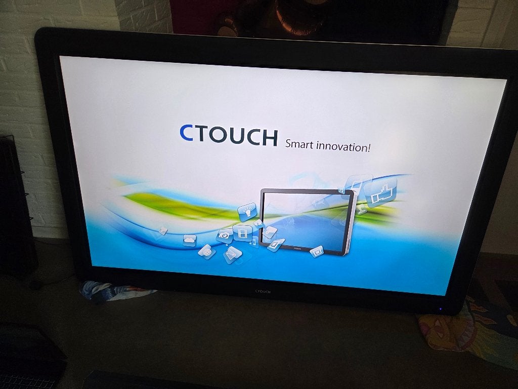 Ctouch scherm digibord touch 65", Gebruikt, 50 Hz, 100 cm of meer, Full HD (1080p)