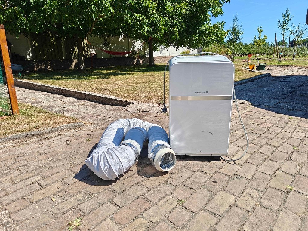 8000BTU - Mobiele airco - Tarrington House MAC2540C, Witgoed en Apparatuur, Ophalen, Gebruikt, Timer, Minder dan 60 m³