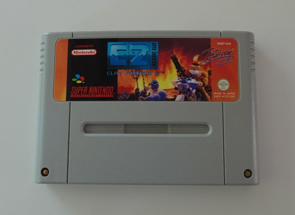 ClayFighter 2: Judgment Clay voor Super Nintendo, Ophalen, 1 speler, Racen en Vliegen, Zo goed als nieuw