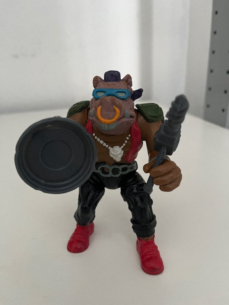 Vintage TMNT | Bebop, Rocksteady & Splinter | Playmates 1989, Verzenden, Gebruikt