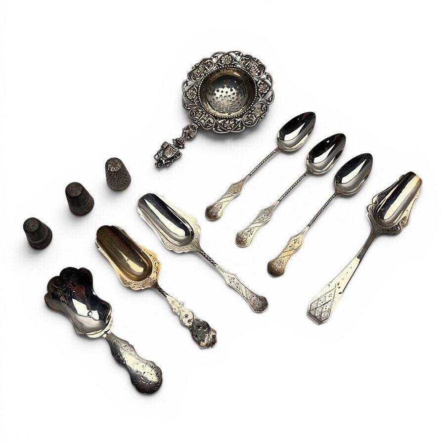 Lot divers zilver, Antiek en Kunst, Antiek | Goud en Zilver, Ophalen of Verzenden, Zilver