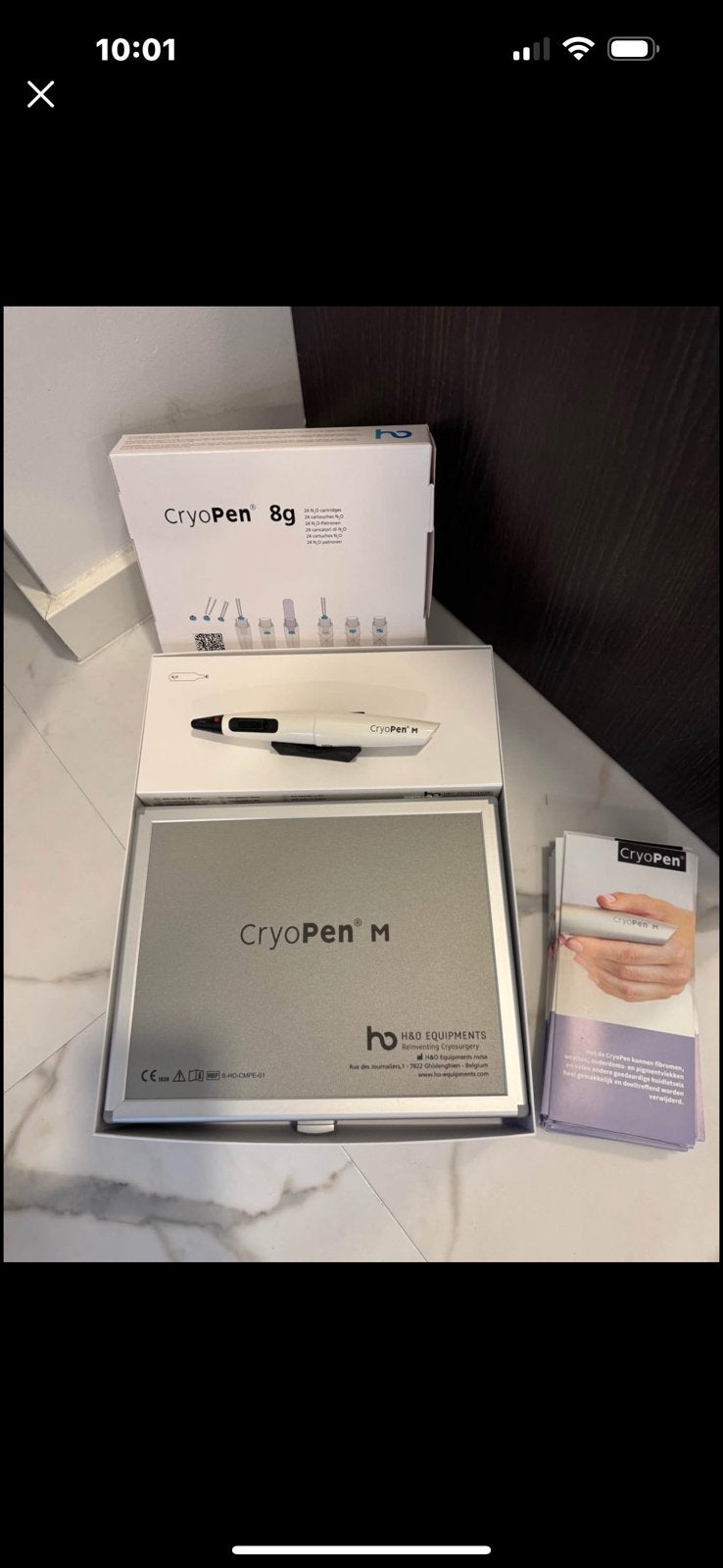 Cryopen, Ophalen, Zo goed als nieuw, Hand- en Voetverzorging