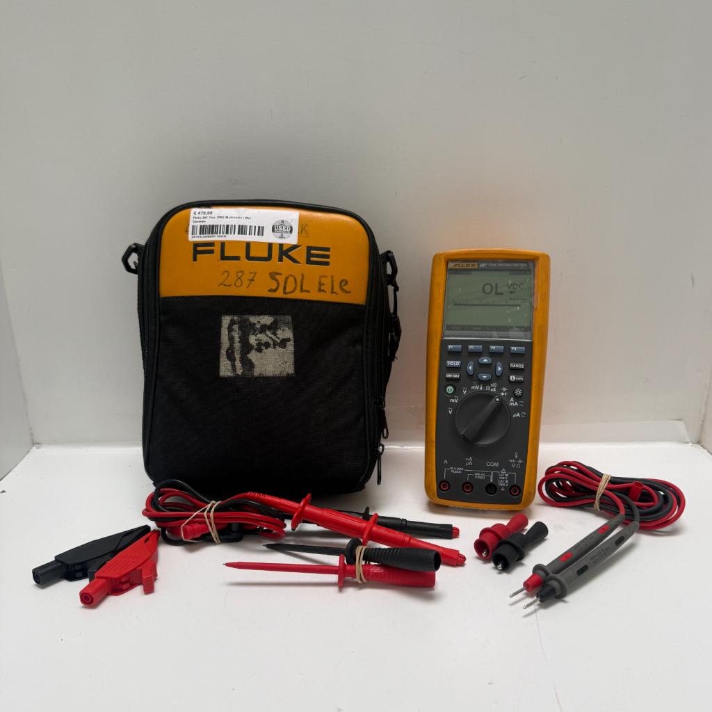 Fluke 287 True RMS Multimeter | Met Garantie, Fluke, Gebruikt, Support@fluke.com, 6920 Seaway Blvd
Everett, WA 98203
USA