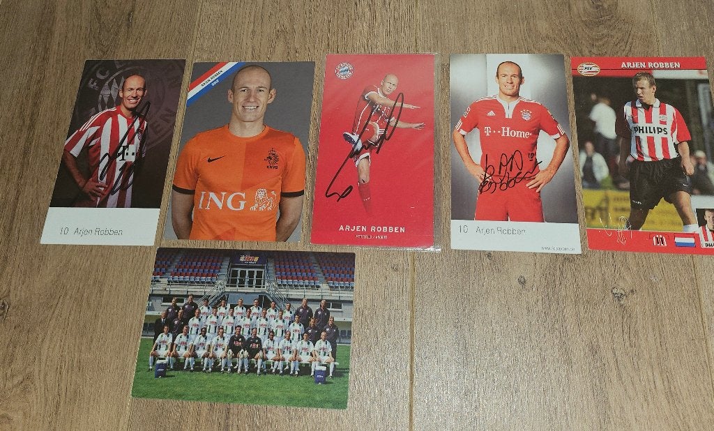 Arjen Robben Kaarten Spelerskaarten, Ophalen of Verzenden, Gebruikt, Buitenlandse clubs, Spelerskaart