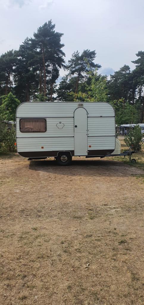 Vintage Bergland 380 Caravan met Voortent en luifel, Overige merken, Tot en met 3, Particulier, 500 - 750 kg
