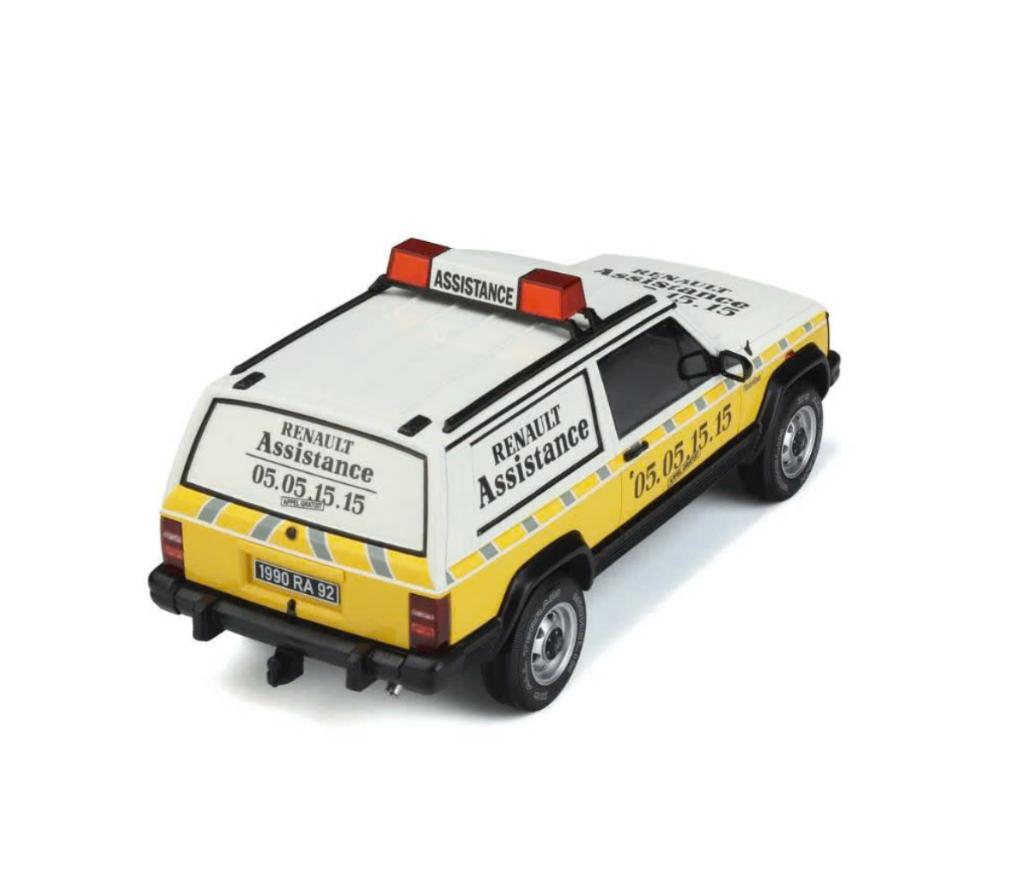 Jeep Cherokee Renault Assistance 1989 1/18 OTTO ref. OT939, Hobby en Vrije tijd, Modelauto's | 1:18, Verzenden, Nieuw, Auto, OttOMobile