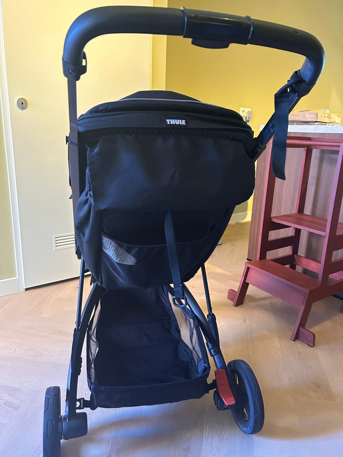 Thule Spring 1 Buggy - Zwart - Prima Staat, Ophalen, Zo goed als nieuw, Overige merken, Verstelbare rugleuning