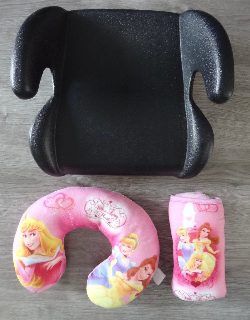 Stoelverhoger, nekkussen en gordelkussen roze, Kinderen en Baby's, Autostoeltjes, Overige merken, 15 t/m 36 kg, Ophalen of Verzenden