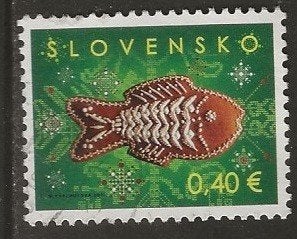 Slowakije 27, vis, Verzenden, Overige landen, Gestempeld