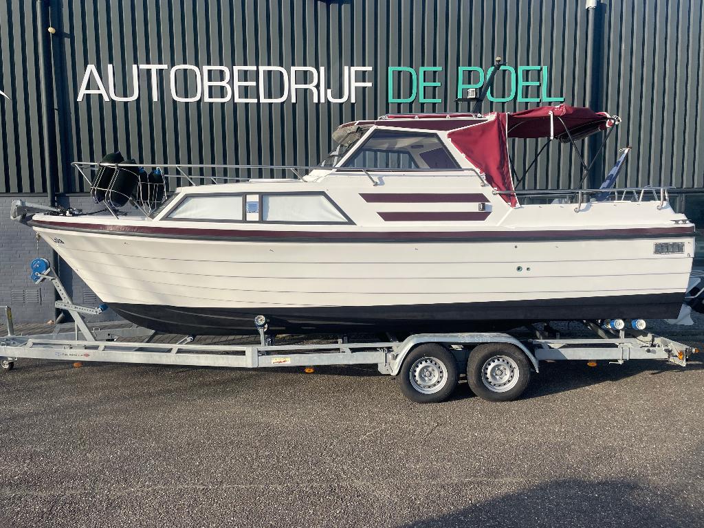 SAGA 25 TURBO MOTORBOOT, Watersport en Boten, Motorboten en Motorjachten, Ophalen, Gebruikt