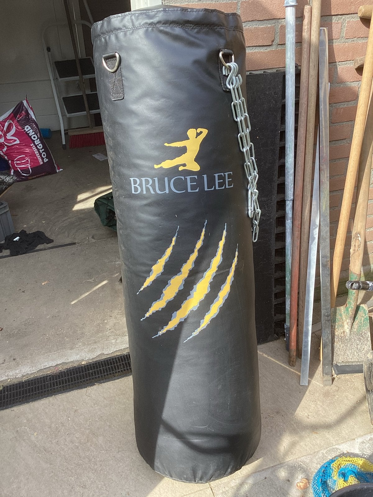 Bruce Lee Bokszak - Zwart, Sport en Fitness, Ophalen, Gebruikt, Overige, Vechtsportmateriaal