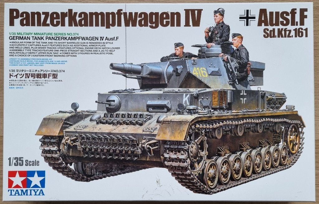 Tamiya #35374 1:35 WWII German Tank Panzerkampfwagen IV, Tank, 1:32 tot 1:50, Nieuw, Ophalen of Verzenden